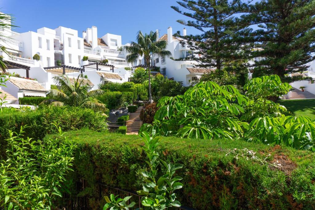 Zahrada ubytování White Pearl Beach Elviria