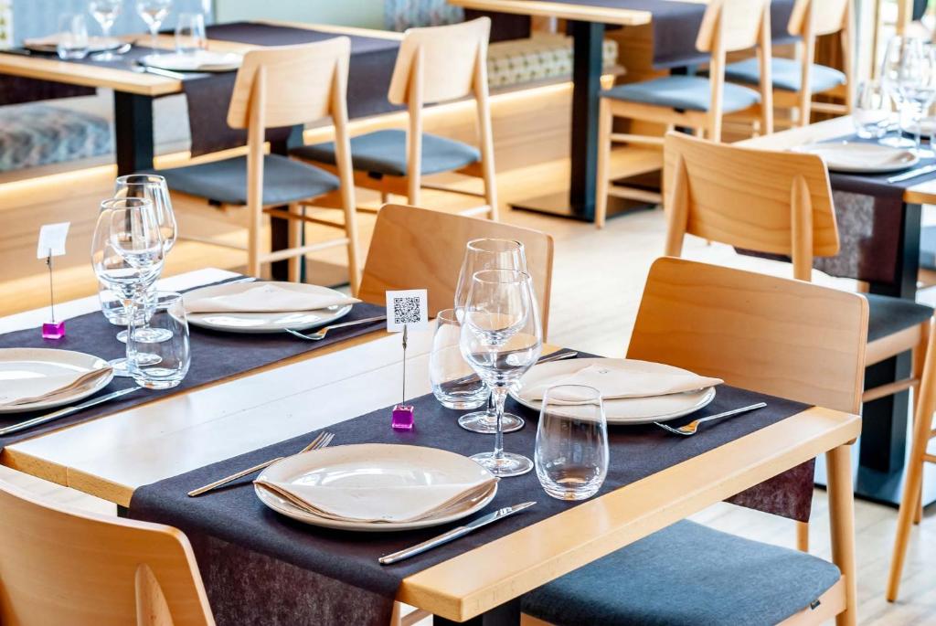 Restaurace v ubytování CieloAstur Complejo Turístico