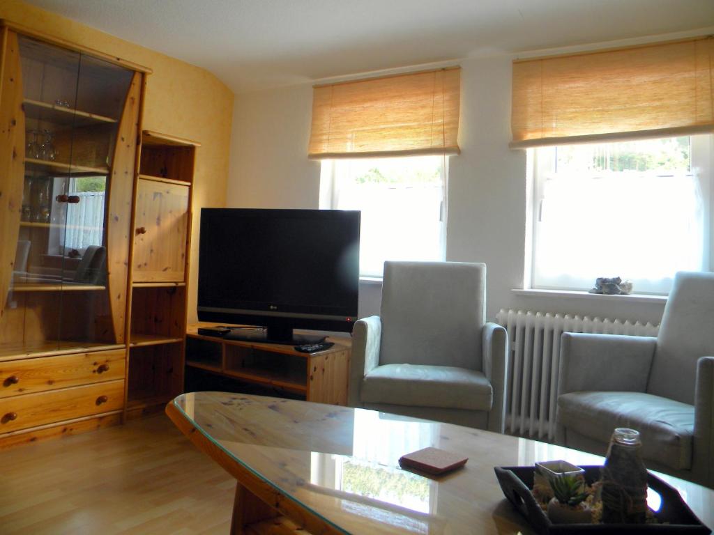 TV a/nebo společenská místnost v ubytování Pension Haus Sonneck