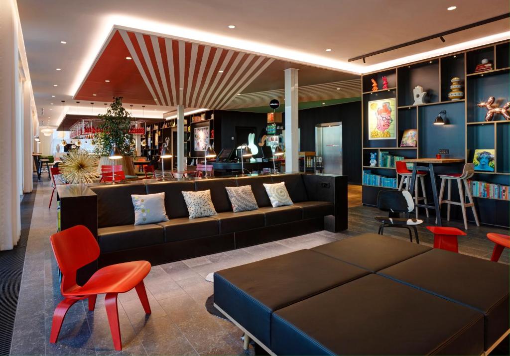 Posezení v ubytování citizenM Copenhagen Radhuspladsen