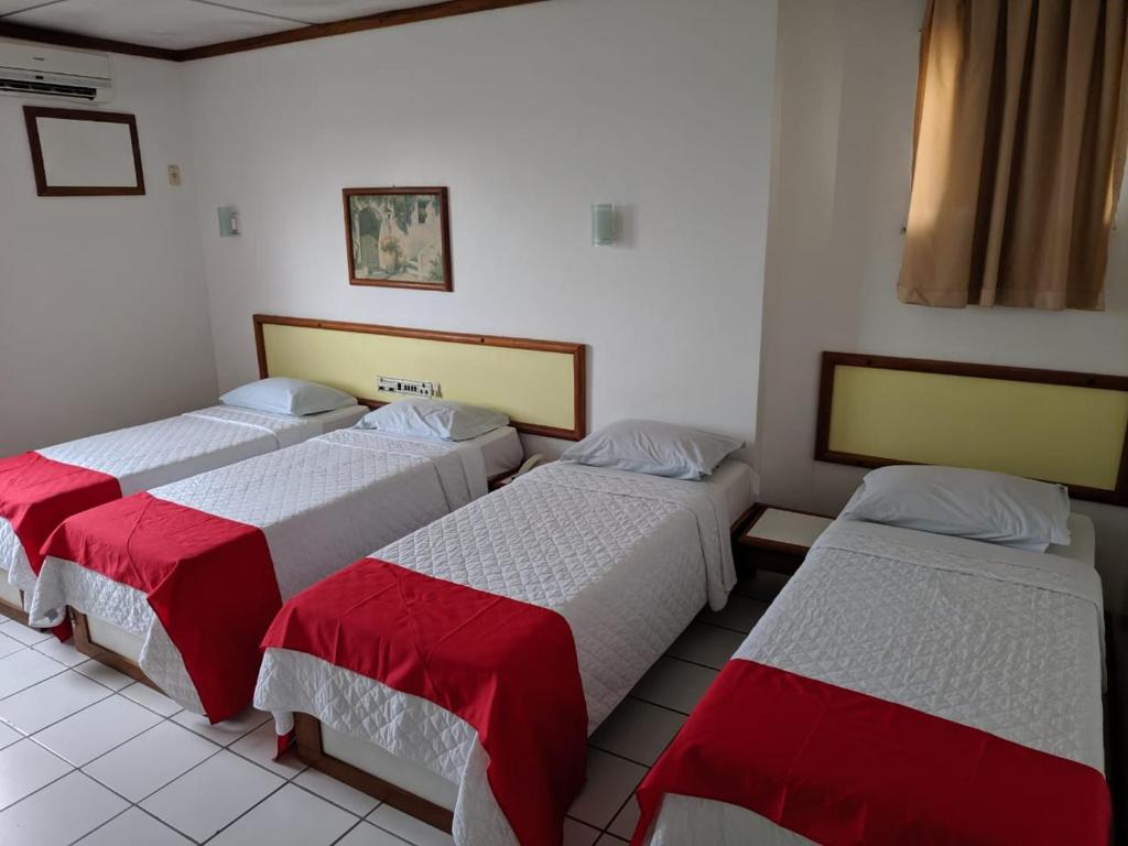 Postel nebo postele na pokoji v ubytování Hotel Portal De Eunápolis