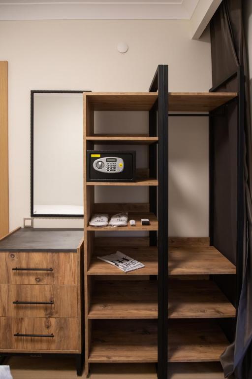 INN HOUSE LOFT SPA emeletes ágyai egy szobában