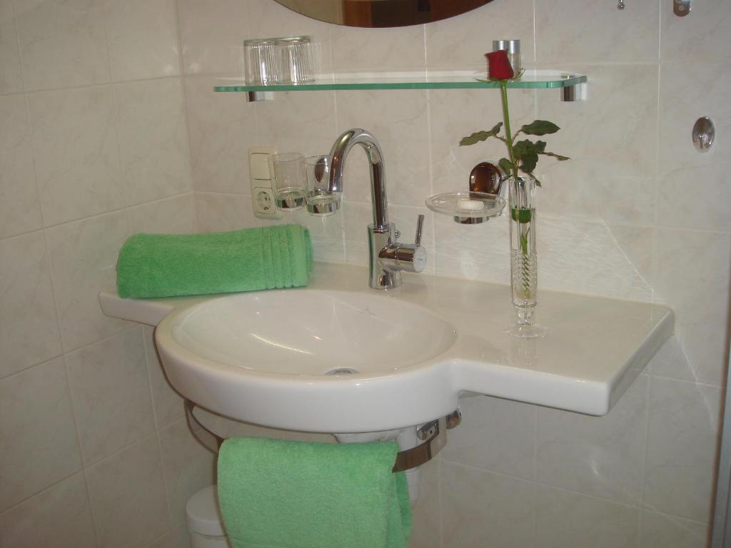 Koupelna v ubytování Apartment Sutterlüty