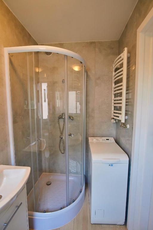 Kúpeľňa v ubytovaní Regem Apartments Płońska