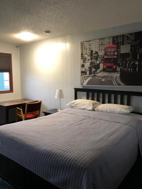 Postel nebo postele na pokoji v ubytování Bio Vista Motel