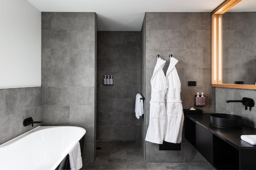 Koupelna v ubytování Hotel Verge Launceston