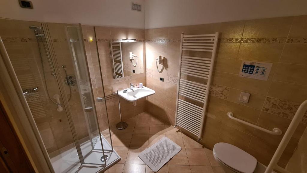 Koupelna v ubytování Affittacamere Dolce Sogno