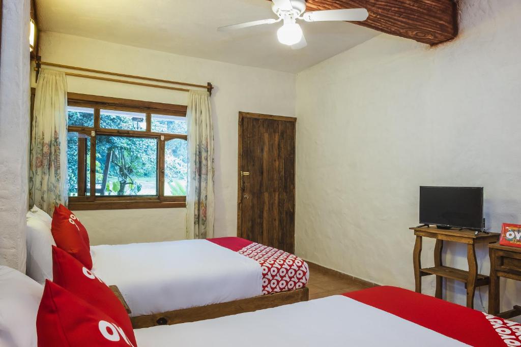 Postel nebo postele na pokoji v ubytování Posada La Querencia