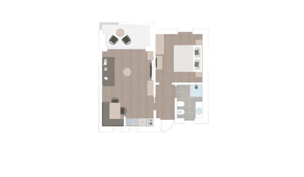Plan piętra w obiekcie LaMonte Premium Apartments by Feuerstein
