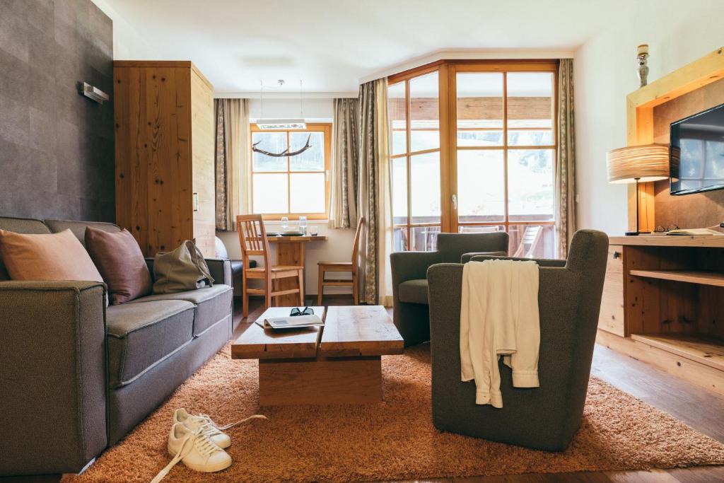Posezení v ubytování Boutique Hotel Das Rivus