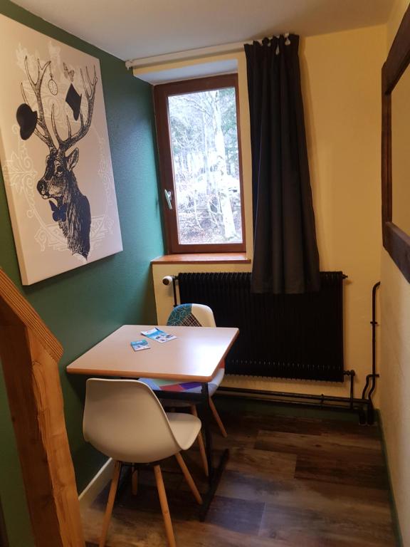 Auberge de Jeunesse HI Le Mont-Dore - Kamer Met 2 Stapelbedden – Gedeelde Badkamer