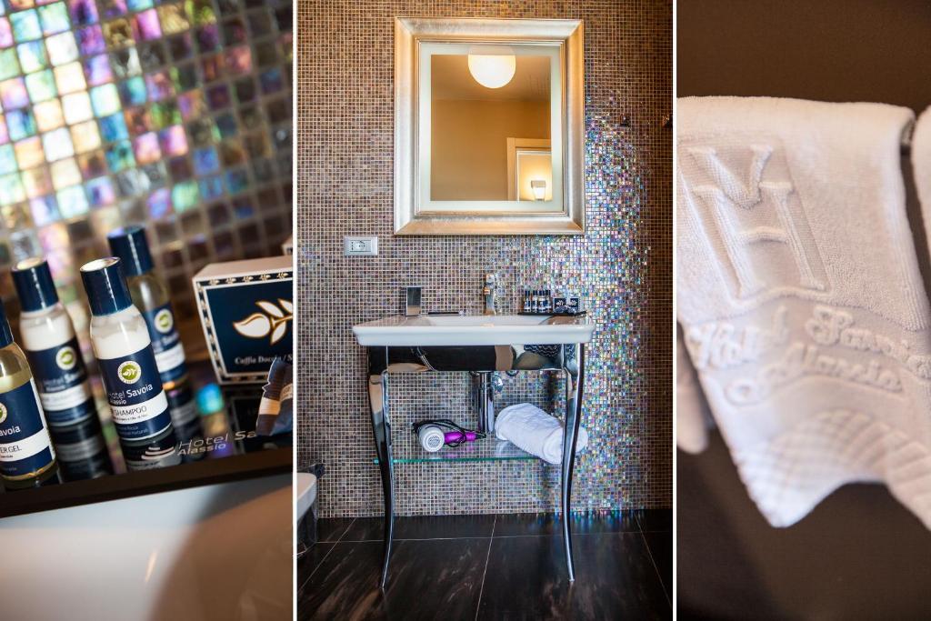 Łazienka w obiekcie Hotel Savoia