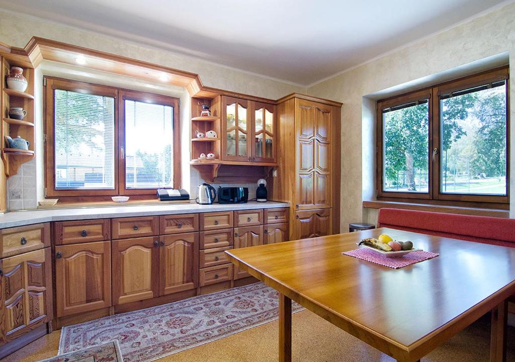 Kuchyňa alebo kuchynka v ubytovaní Apartman Štefánik by ZAŽI