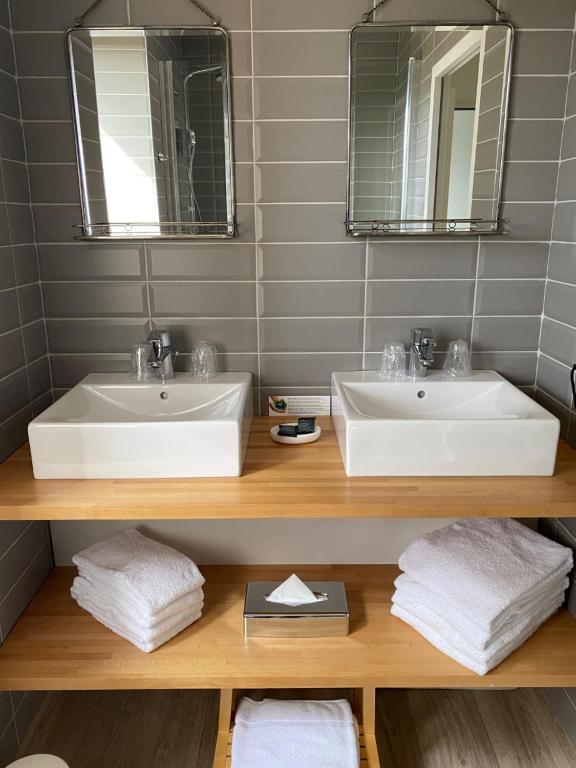 Koupelna v ubytování Villa Les Hydrangéas