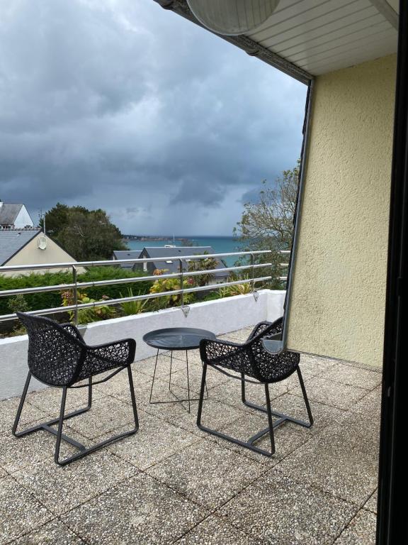 Balkón nebo terasa v ubytování Villa Les Hydrangéas