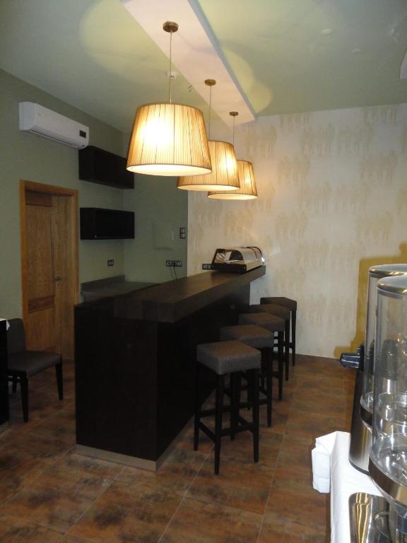 Kuchyň nebo kuchyňský kout v ubytování Hotel Praia Confort