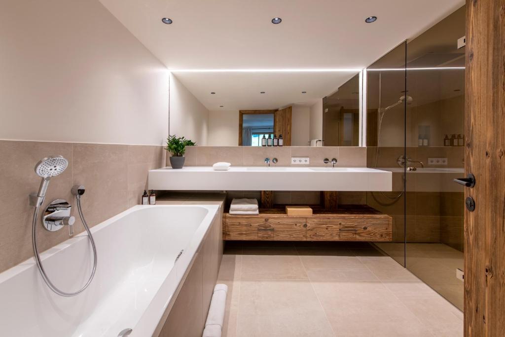 Koupelna v ubytování Brunnenhof Luxury Apartments