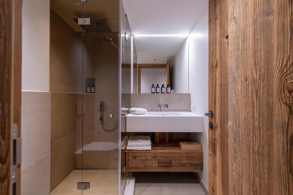Koupelna v ubytování Brunnenhof Luxury Apartments