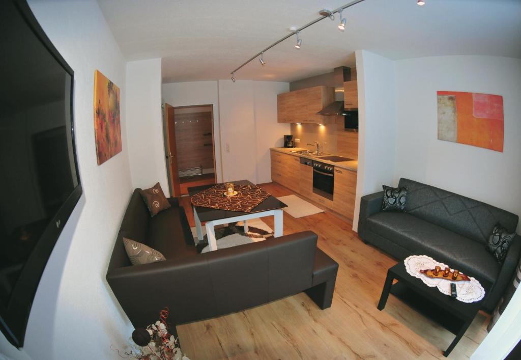 Kuchyň nebo kuchyňský kout v ubytování Haus Scheiber
