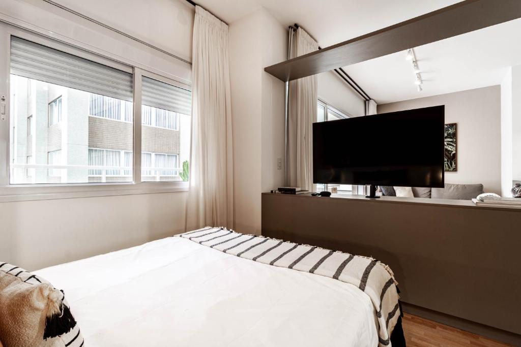  Apartamento estiloso com terraço privativo - Jardim Paulista
