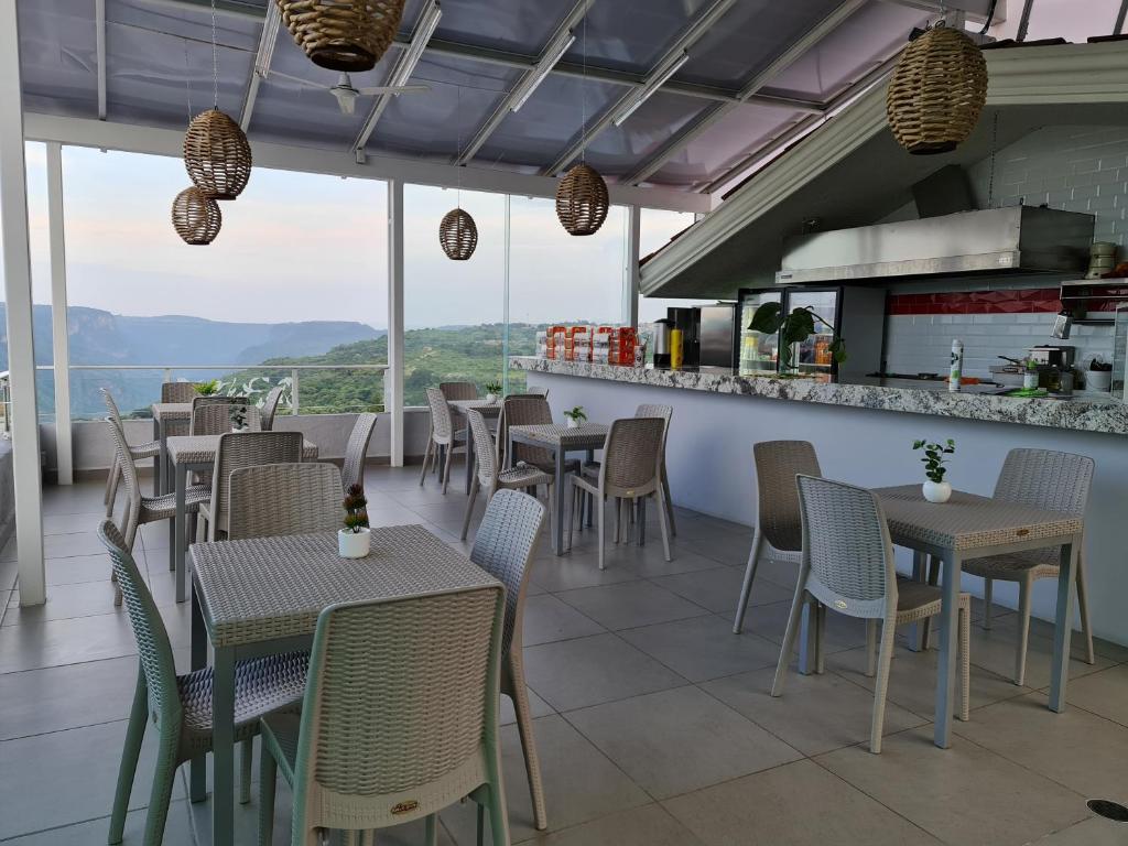Restaurace v ubytování Hotel y Spa Posada Mirador