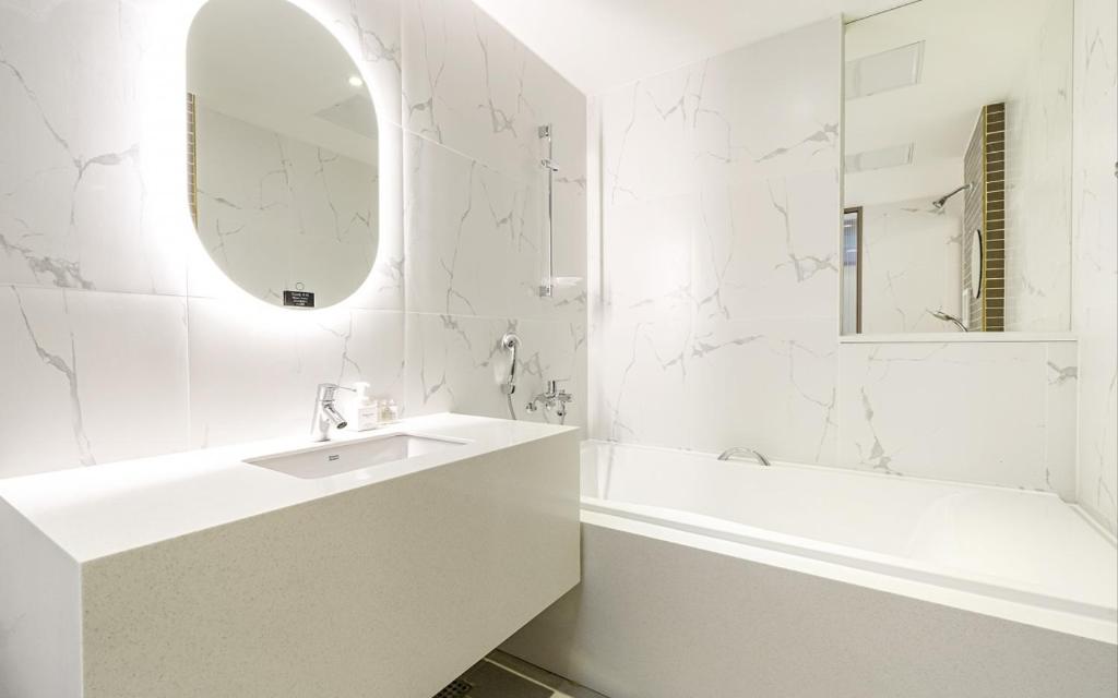 Koupelna v ubytování GijangYeonhwari No,25 Hotel