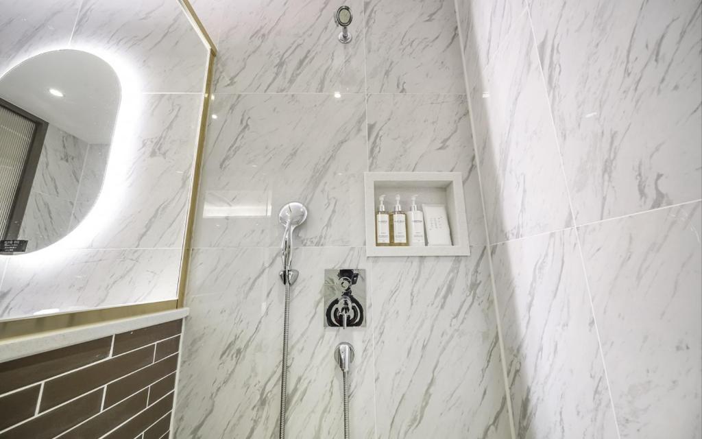 Koupelna v ubytování GijangYeonhwari No,25 Hotel