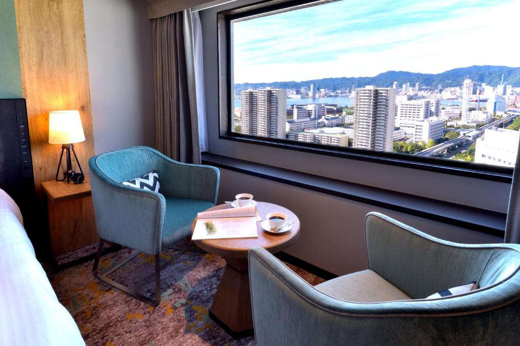 Posezení v ubytování Kobe Portopia Hotel