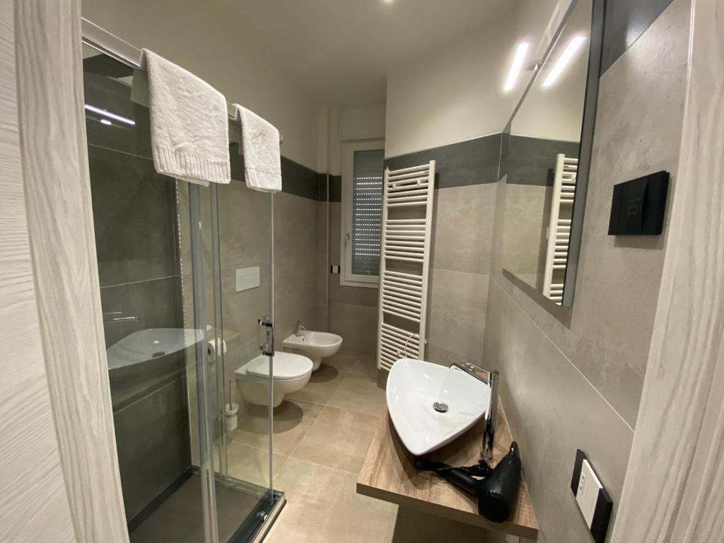 Koupelna v ubytování B&B Bertani