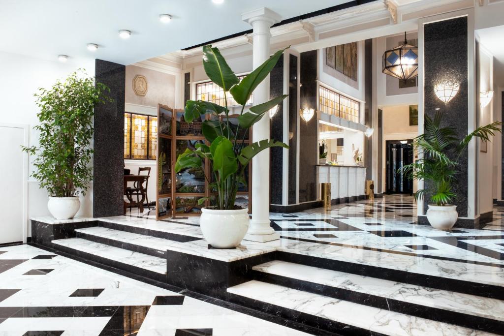 Vstupní hala nebo recepce v ubytování Hotel Berchielli