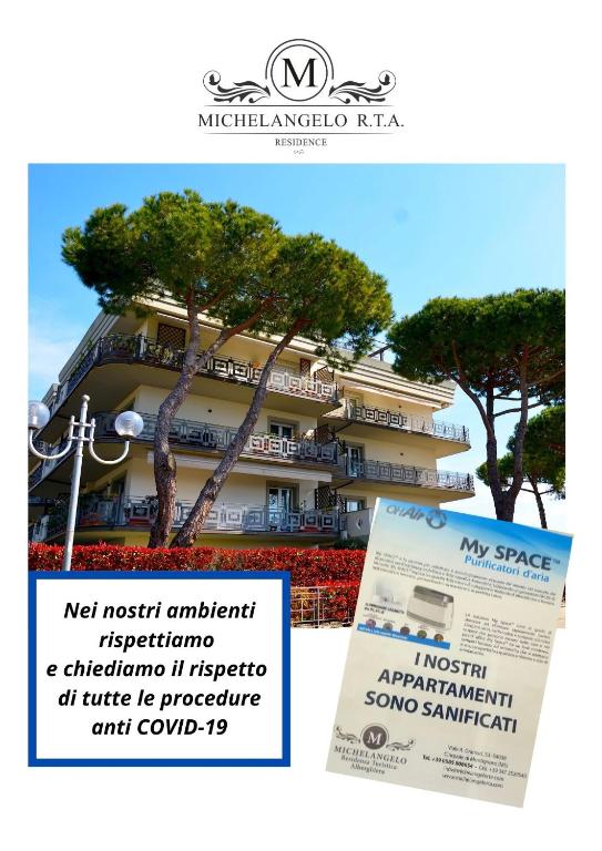 Certifikát, hodnocení, plakát nebo jiný dokument vystavený v ubytování Michelangelo rta