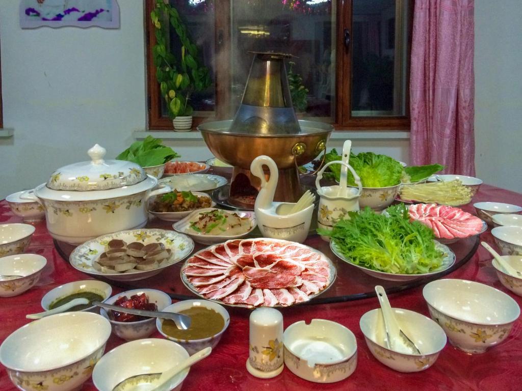 农家乐内部或周边提供的食物