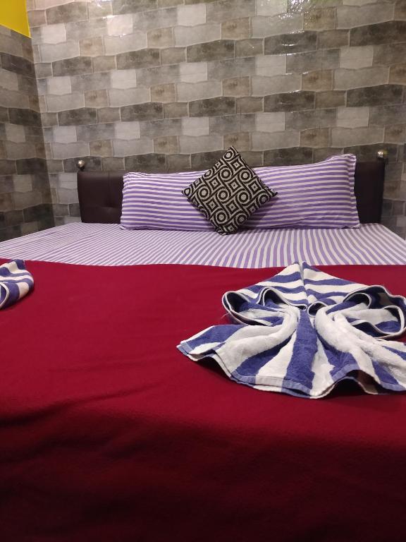 Postel nebo postele na pokoji v ubytování Baga F Leisure Stay Guest House