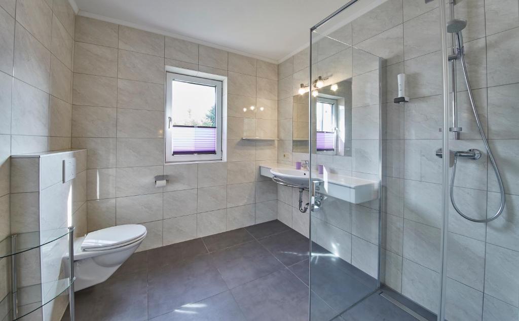 Koupelna v ubytování Appartements Christine