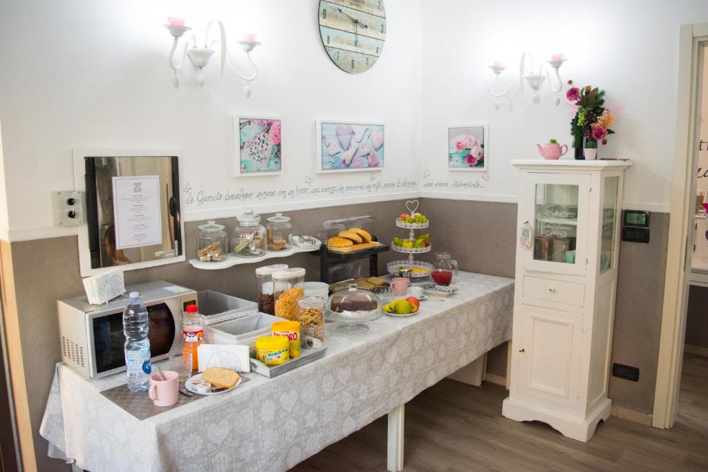 Jedlo v ubytovaní bed & breakfast alebo blízkom okolí