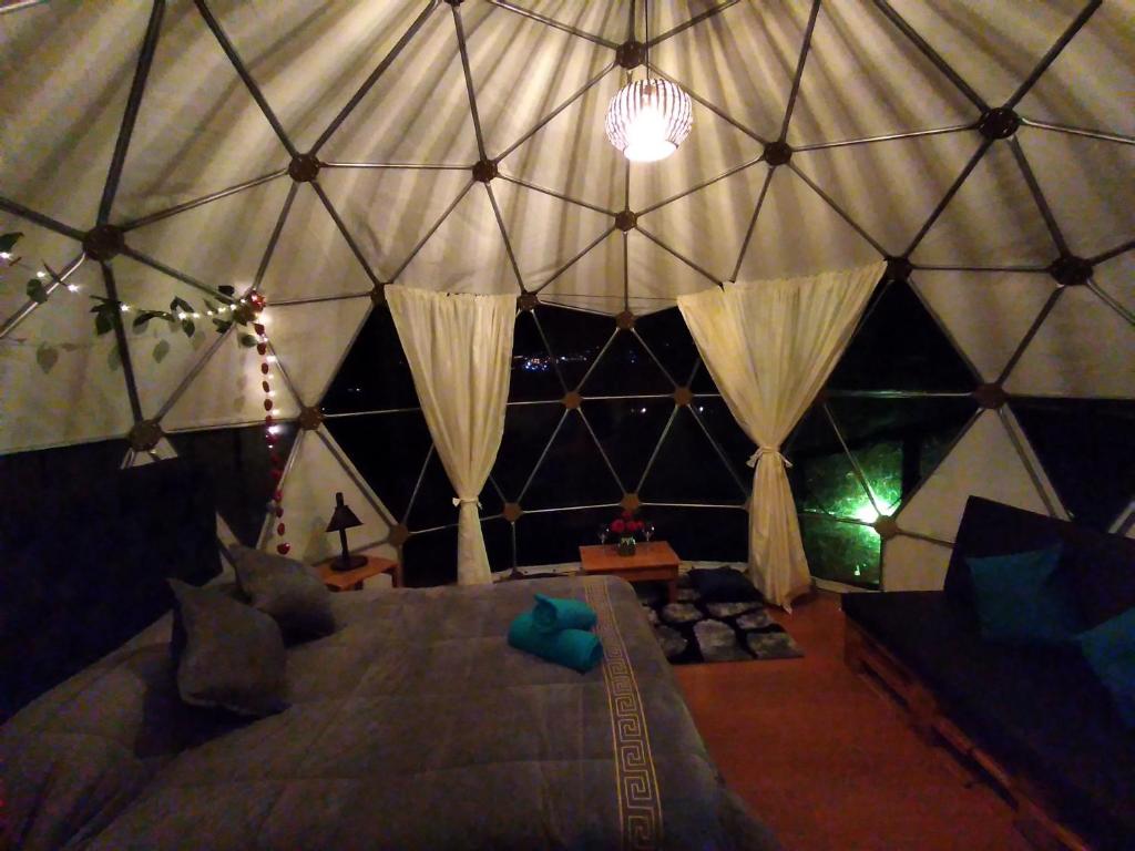 Posezení v ubytování Glamping La Villa