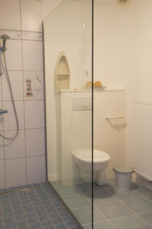 Koupelna v ubytování B&B La ferme de Berwausault