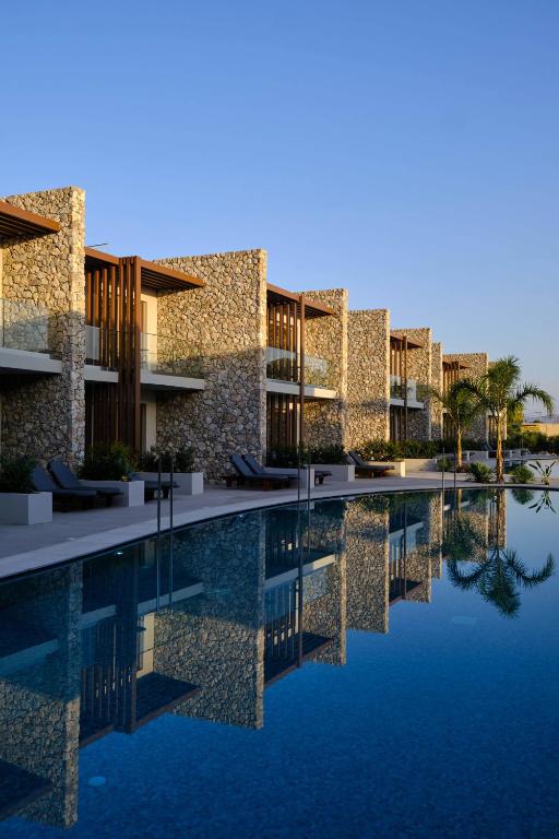 Bazén v ubytování Utopia Blu Hotel nebo v jeho okolí