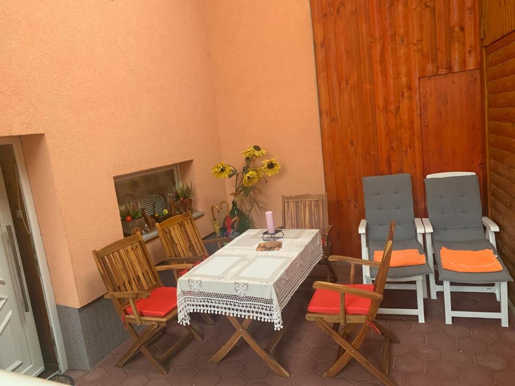 Posezení v ubytování Apartma Metka