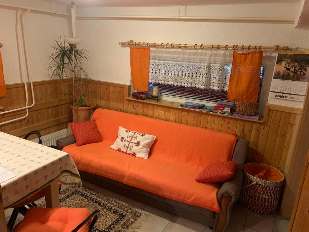 Posezení v ubytování Apartma Metka
