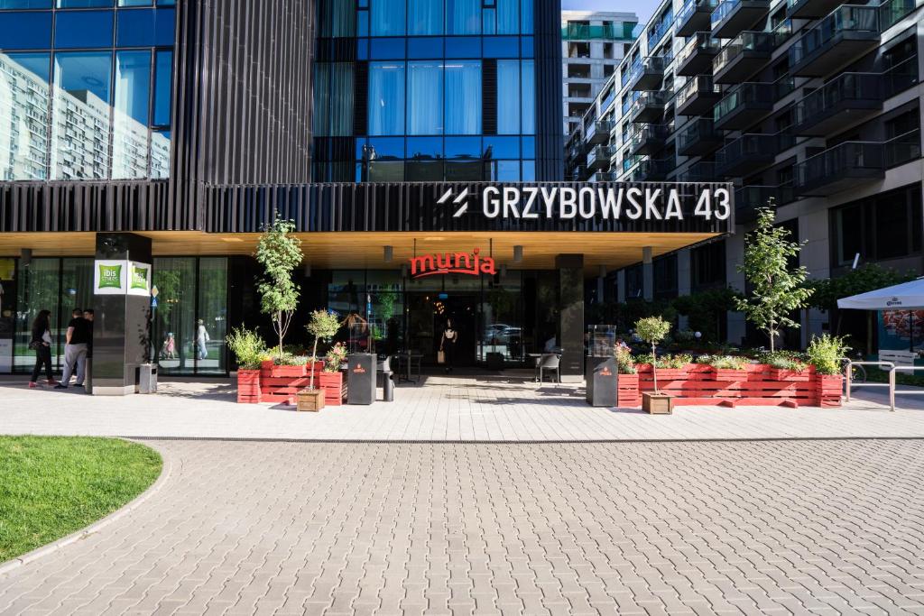 Budynek, w którym mieści się apartament