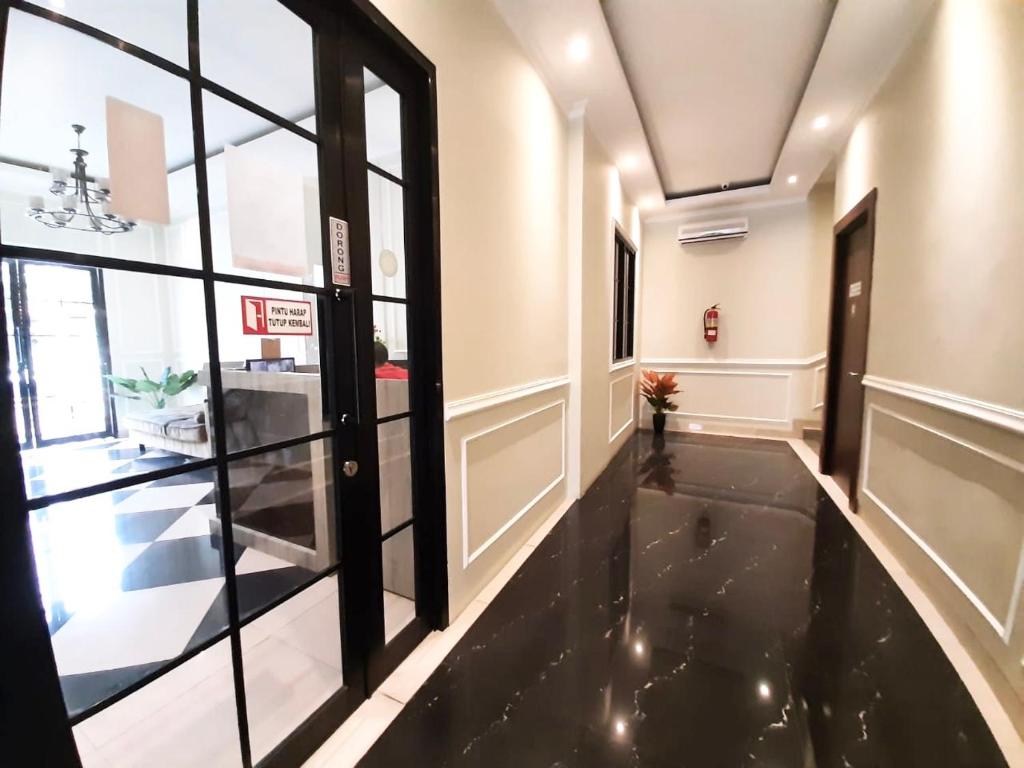 Posezení v ubytování Flamboyan Residence Cipete