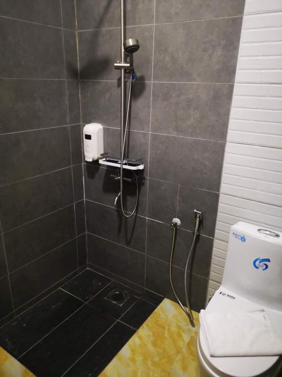 Koupelna v ubytování Comfort Inn