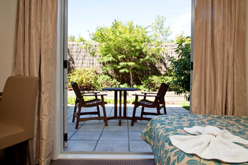 Balkón nebo terasa v ubytování Beechtree Motel