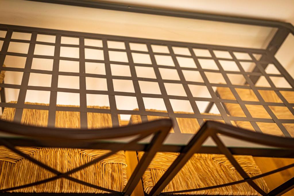 a chair sitting on top of a table at Ley Apartments Vienna in Vienna