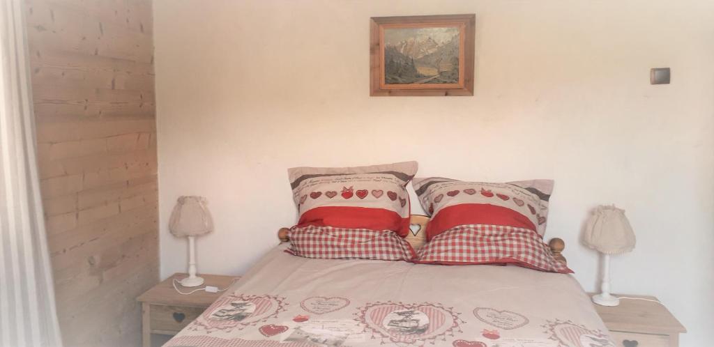 Postel nebo postele na pokoji v ubytování Le Chalet des Fées