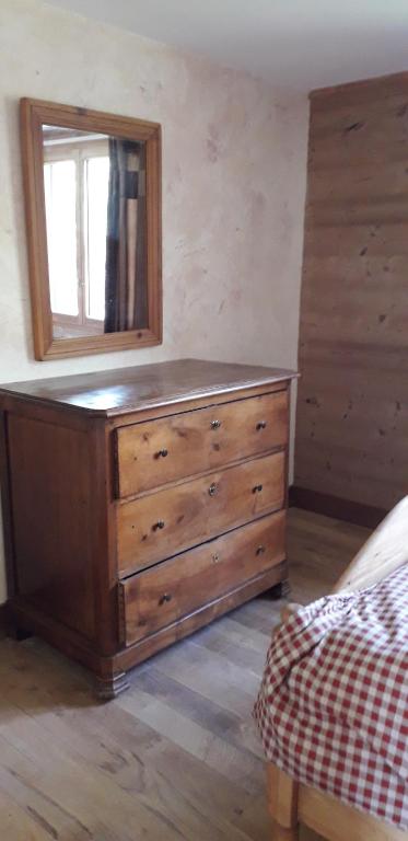 Postel nebo postele na pokoji v ubytování Le Chalet des Fées