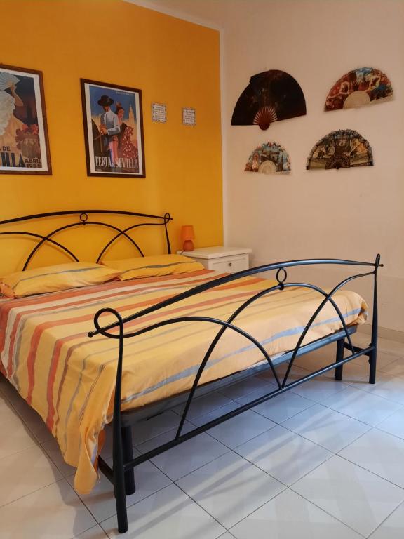 Postel nebo postele na pokoji v ubytování La casa di Carmen