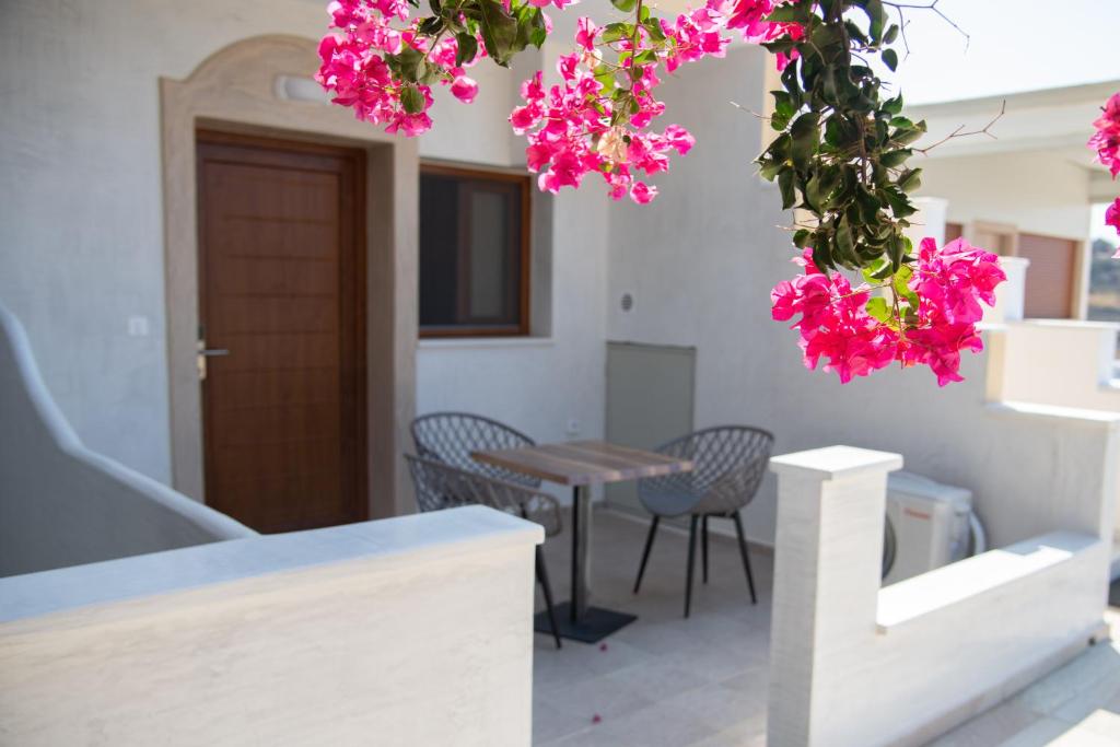 Balkón nebo terasa v ubytování Alta Vista Naxos