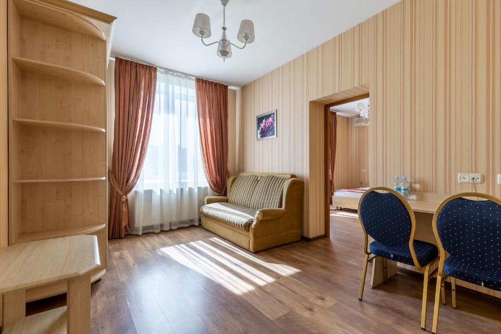 Posezení v ubytování Гостиница Siesta Киев